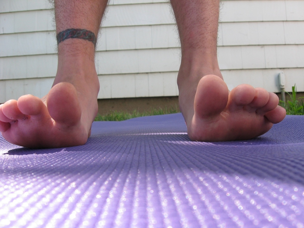 raise 5 toes at once exercise barefeet