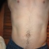 Sruthan Wants Abs - Abs *before* photo. Cuts from thinness. Not enough muscles.