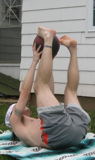 Medicine Ball Pass-throughs