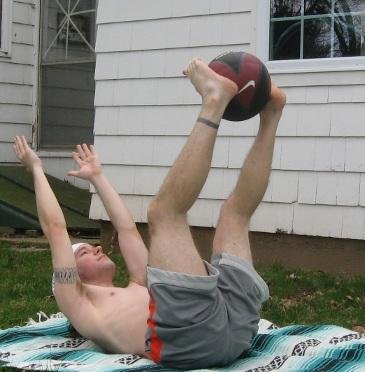 Medicine Ball Pass-throughs