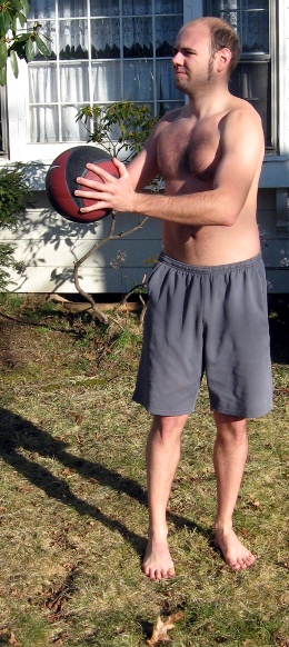 Medicine Ball Standing Twists