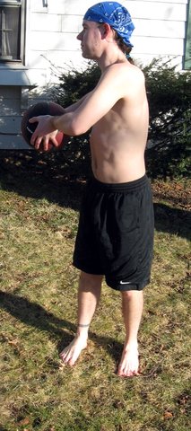 Medicine Ball Standing Twists