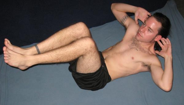 Crunches: Knees Up (abs)