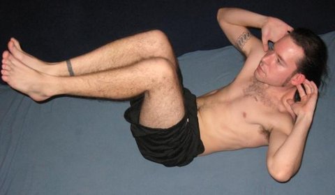 Crunches: Knees Up (abs)