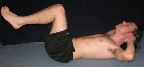 Crunches: Knees Up (abs)
